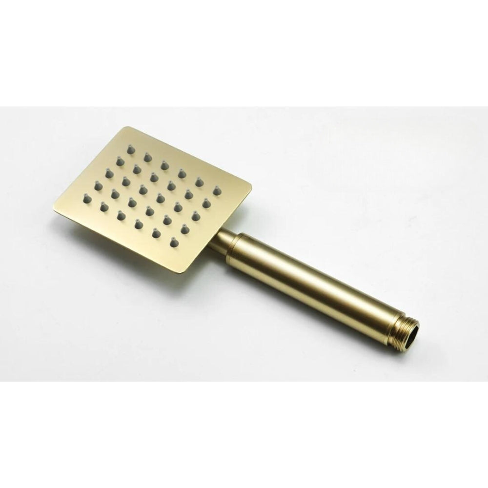 Lunar square gold high-pressure shower head 5