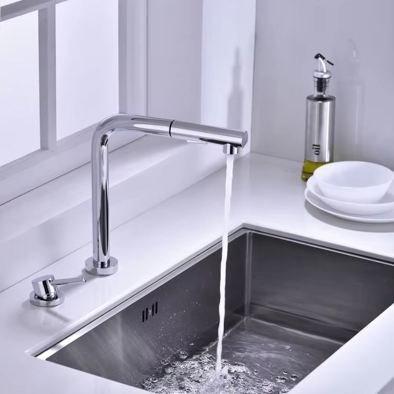Loruvio LuxeFlex foldable kitchen tap 1