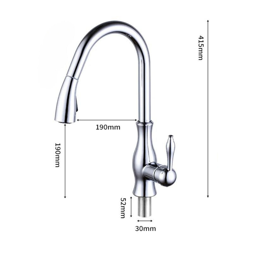 Pull-out kitchen mixer tap 5