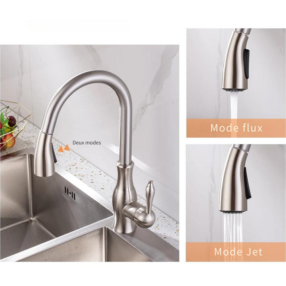 Pull-out kitchen mixer tap 6