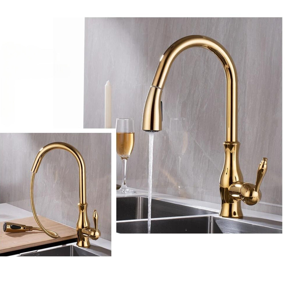 Pull-out kitchen mixer tap 7