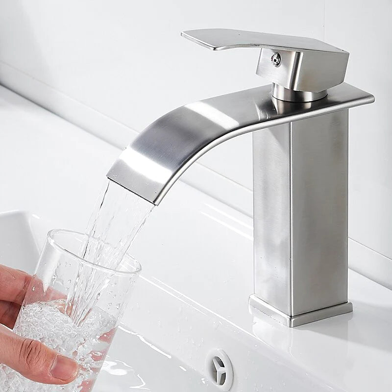 Oracle waterfall basin mixer tap 8