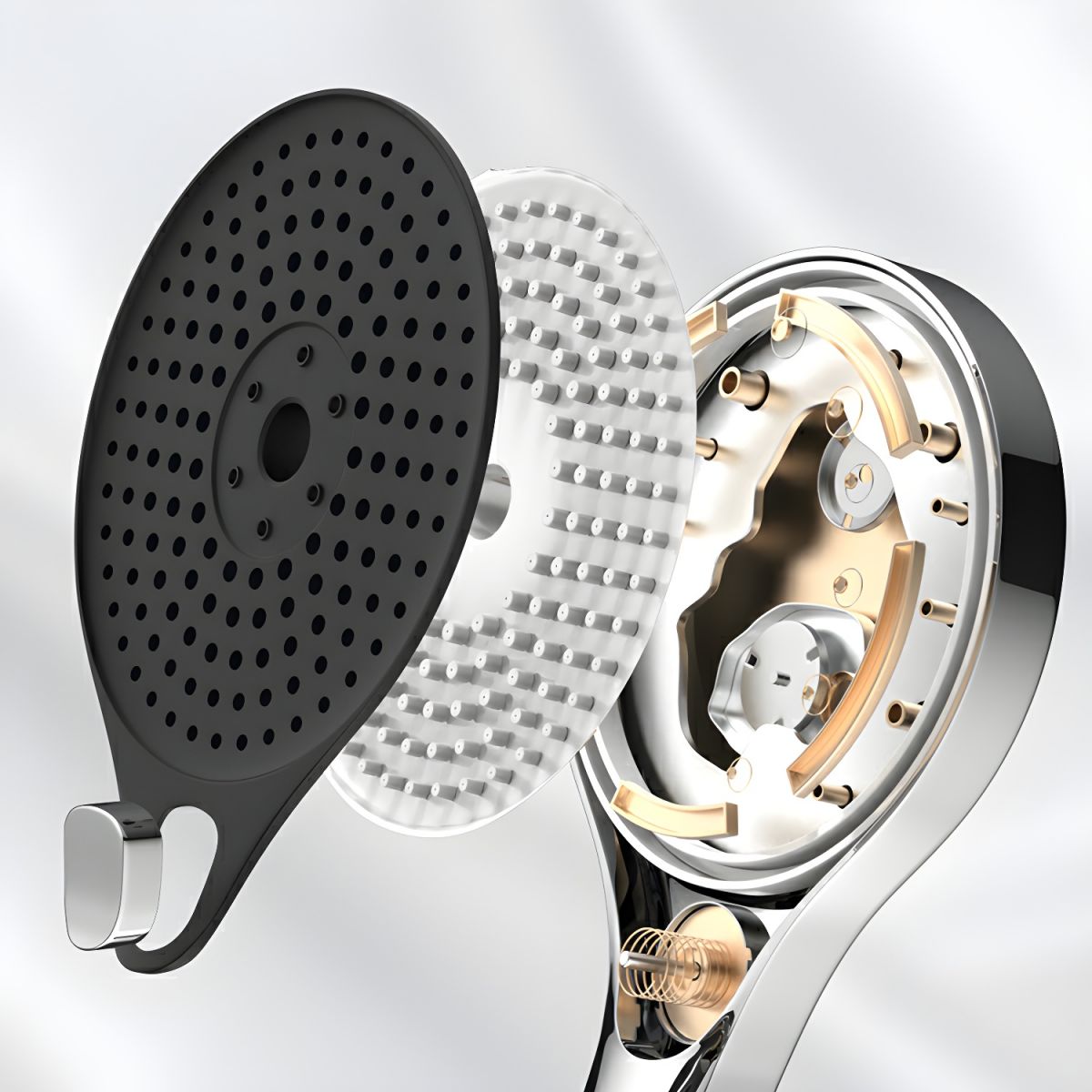 3-jet anti-limescale shower head 6