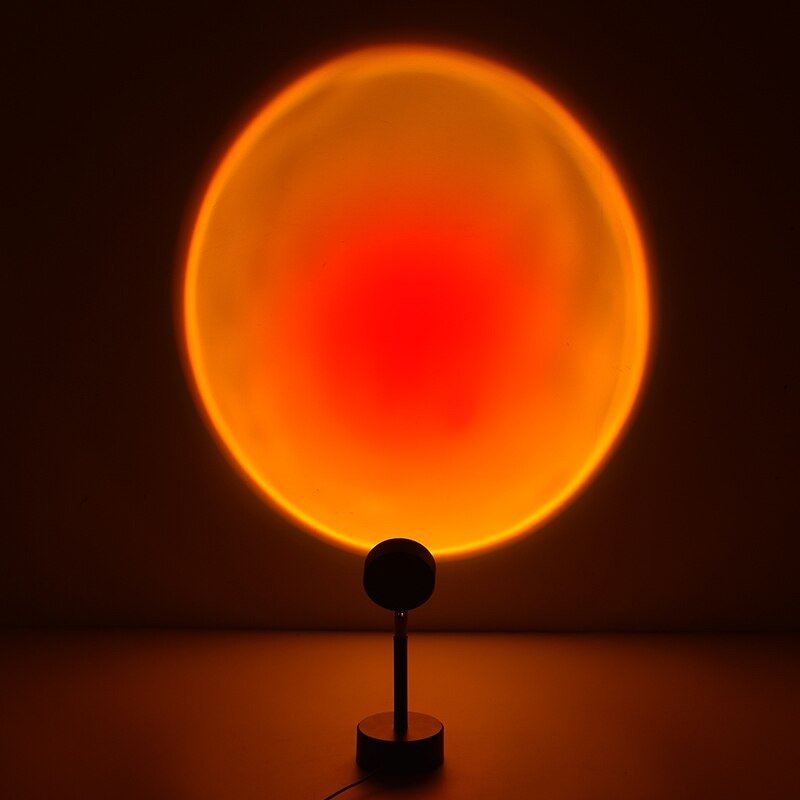 Orange sunset LED mood light