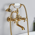 Vintage bath mixer with hand shower 1