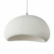 Wabi Sabi Pendant Light – Model B – White – White background