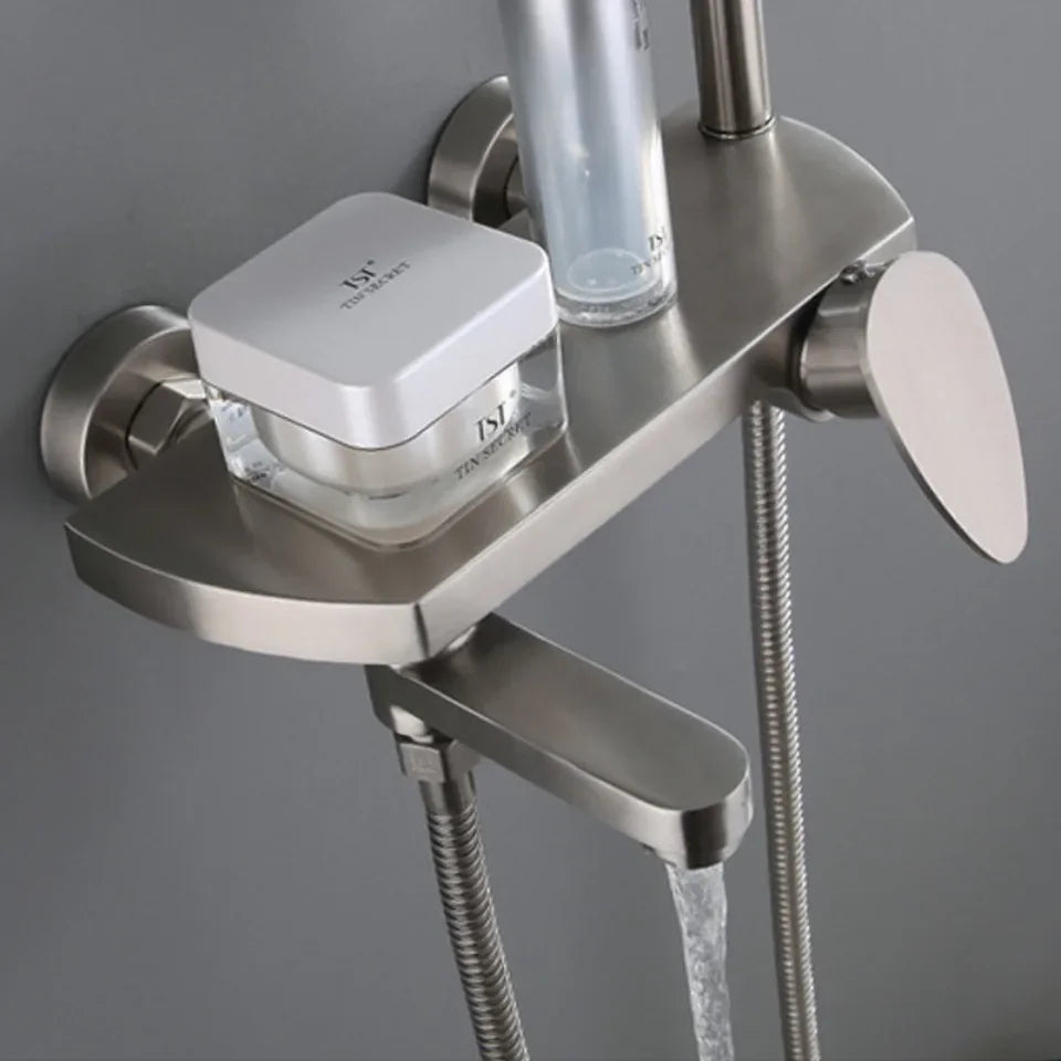 Wall Mounted Bath Shower Mixer – Stainless Steel