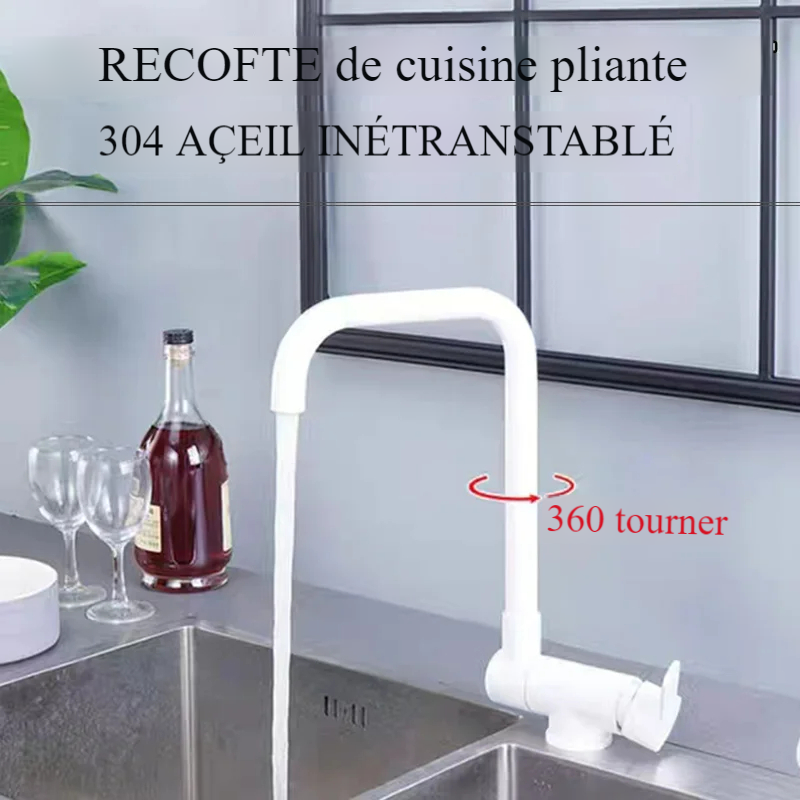 White foldable kitchen mixer 4