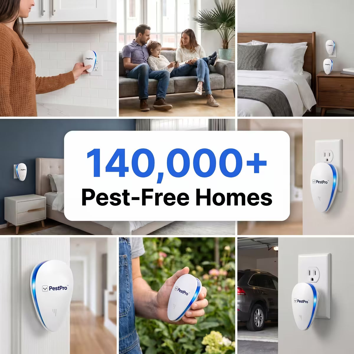 PestProHome™ Ultrasonic Pest Repeller