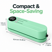 Compact vacuum sealer dimensions and space-saving design